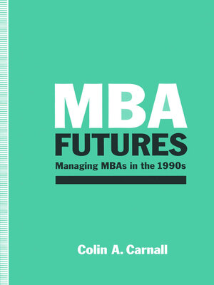 cover image of MBA Futures